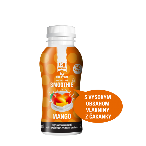 Mangové smoothie. Smoothie s príchuťou manga. Potraviny NutriFood.