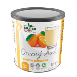 Ovocný pomarančový drink NutriFood keto