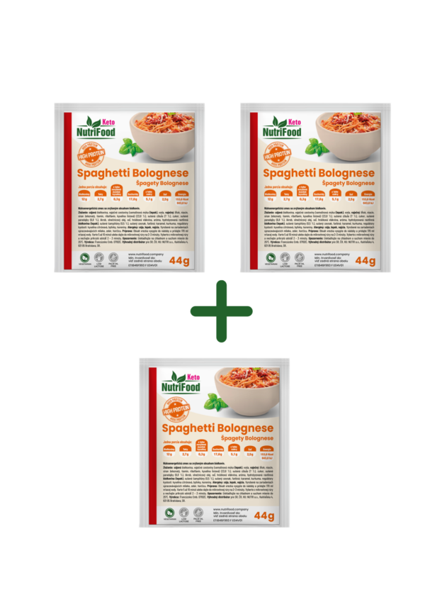 Špagety Bolognese 2+1 ZDARMA