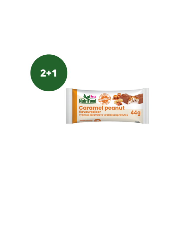 Karamelovo-arašídová tyčinka v mléčné čokoládě 2+1 ZDARMA - Image 2